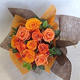プリザーブドフラワー/ オレンジ花束