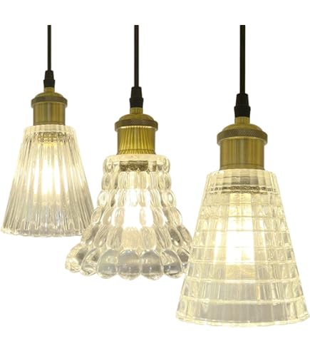 Amazon.co.jp : ペンダントライト ガラス 北欧 レトロ アンティーク