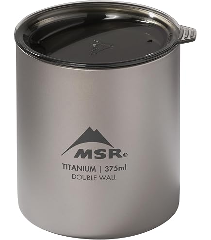 SOTO Outdoors - AeroMug Titanium 450ml Camping Mug - Light Weight