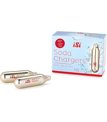 Amazon | iSi Soda ChargersカプセルのSodaのボトル。10 pcs in a pack 