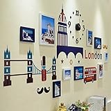 ALUP- 英国の風の写真の壁フレームの壁の居間のベッドルームヨーロッパの子供の写真の壁の壁の組み合わせ ( 色 : #5 )