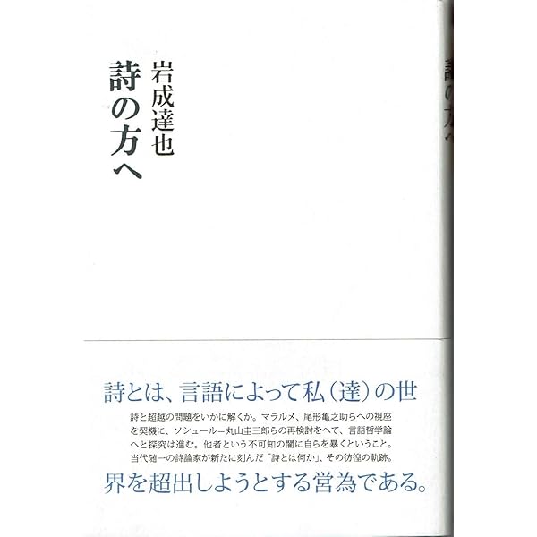 私の詩論大全   /思潮社/岩成達也（単行本） 私の詩論大全 | 岩成 達也 |本 | 通販 | Amazon
