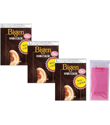 Amazon | ホーユー ビゲン ヘアカラー 8G (自然な黒色) 1剤40mL+2剤