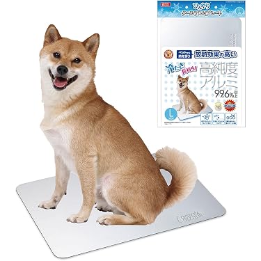 Amazon | マルカン ひんやりクールアルミプレート L 犬猫用 高純度