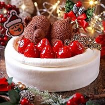 Amazon.co.jp: morin クリスマス ケーキ 苺ショートケーキ 5号 (4人～6