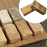 アンティークレンガ カフェオレバニラ（ロゴ有り） 6枚セット