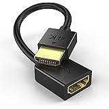 Senetem HDMI 延長 ケーブル 0.15m HDMI2.0 (HDMI オス-メス)ハイスピード 線径4.8mm，Fire TV Stick、HDTV、PC、PS4/PS3など対応 (0.15m)