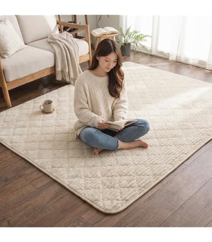 Amazon｜夏用 ラグ コットンキルト 綿 優しい 90*180cm 洗える