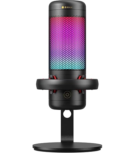 Amazon.co.jp: TONOR ゲーミングマイク、USB RGB PC用コンデンサー