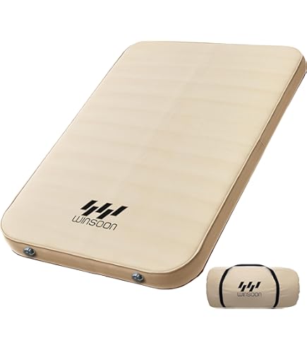 Amazon.co.jp: FIELDOOR キャンプマット インフレータブル