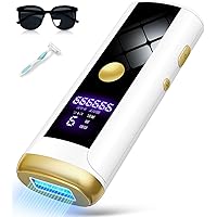 【新品未開封】  CLEAR メンズ脱毛器 取扱説明書付き Amazon | 脱毛器 VIO対応 【サファイア冷却・無痛・21J高出力】 サロン