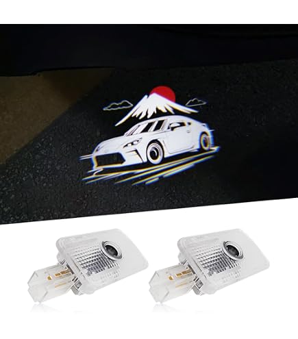 Amazon | カーテシライト 車用 カーテシーランプ LEDロゴ投影カーテシ