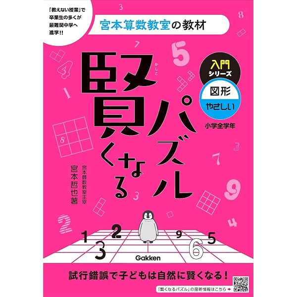 賢くなるパズル 入門シリーズ 数字・ふつう (宮本算数教室の教材