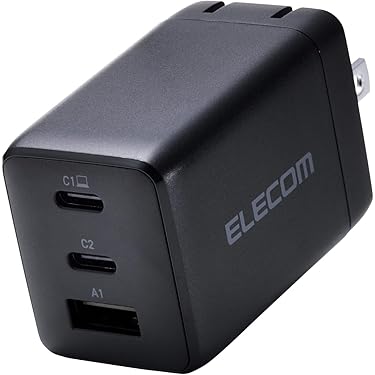 エレコム USB 充電器 ACアダプター コンセント [ スマホ &amp; IQOS &amp; glo 対応 ] usb type c 急速充電器 折畳式プラグ ブラック MPA-ACCCS104BK 2zzhgl6 41n3B+GHsgL.jpg