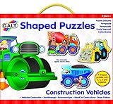 Galt Toys Inc Shaped Construction Vehicles Puzzle [並行輸入品]
