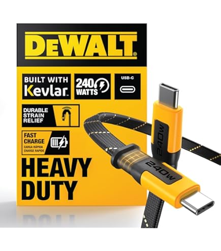 Amazon.co.jp: DEWALT Heavy Duty USB C Car Charger, 120W 2