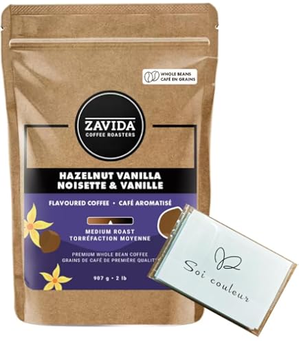 Amazon | ZAVIDA ザビダ ヘーゼルナッツ バニラホールビーン コーヒー