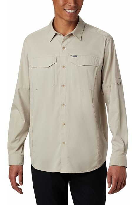 Tamiami II Long Sleeve Shirt, Fossil 