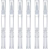 Amazon Kingsie ツイストペン 5本入り 3ml 透明 詰め替え メイク容器 化粧品 ネイルオイル 香水 チューブ ブラシ 旅行 Kingsie コスメ用詰替え容器 通販