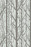 BLIK パターン柄壁紙ステッカー Trees Pattern Wall Tiles lightgray アメリカ発 きれいに剥がせて壁を傷めないので賃貸にもOK!