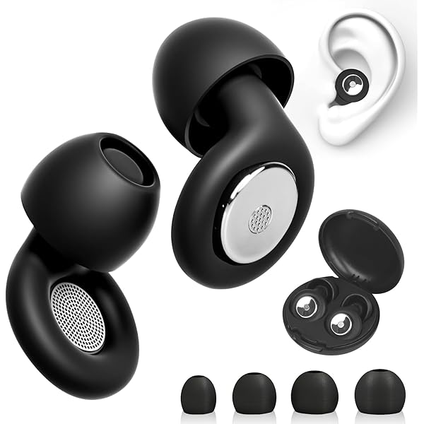 Amazon | 耳栓 完全遮音 55db低減 ノイズキャンセリング 睡眠用