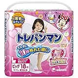 トレパンマン ビッグ (12~17kg) 女の子 18枚[トイレトレーニング]