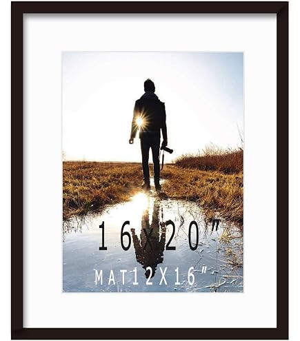 Amazon.co.jp: 16 x 20インチ 写真フレーム 無垢材 壁取り付け 証明書
