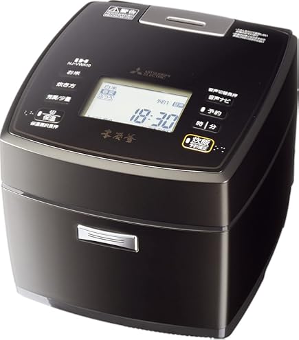 MITSUBISHI NJ-AWB10-B 炊飯器 1L 1400W 三菱電機 本炭釜 KAMADO NJ-AWB10-B [黒曜] 価格比較 - 価格.com