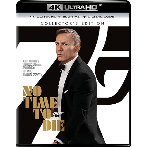 007 ノータイムトゥダイ　エディションA5ノートブック Amazon.co.jp | No Time to Die DVD・ブルーレイ - NO TIME TO DIE