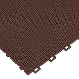 ミヅシマ マット・ちどり格子 450×450×13mm ブラウン 401071