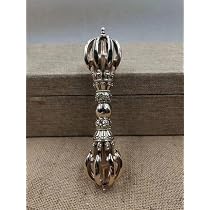 Amazon.co.jp: 修縁堂密教法具 真言宗 法器 鬼面九鈷杵vajra21CM LU5M4 