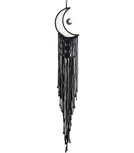 Black Snake & Crescent Moon Wall Mirror - Gothic Boho Decor For Bedroom Or Living Room - View #8