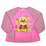 スモック ベビー&キッズ アンパンマン プリント 長袖スモック ポケット付 女の子 j-oa3613 90cm ピンク