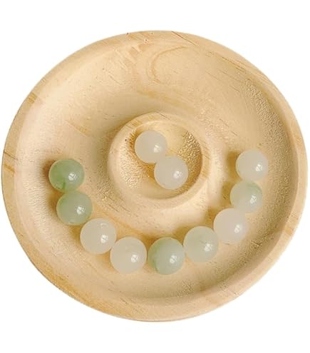 ウッド皿ブレスレット用ビーズプレート Amazon.co.jp: 木製ブレスレットデザインプレート ビーズデザイン