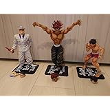 Figuarts フィギュアーツ ZERO 範馬刃牙 範馬勇次郎 花山薫 フィギュア 3点セット グラップラー 刃牙 バキ 北斗の拳