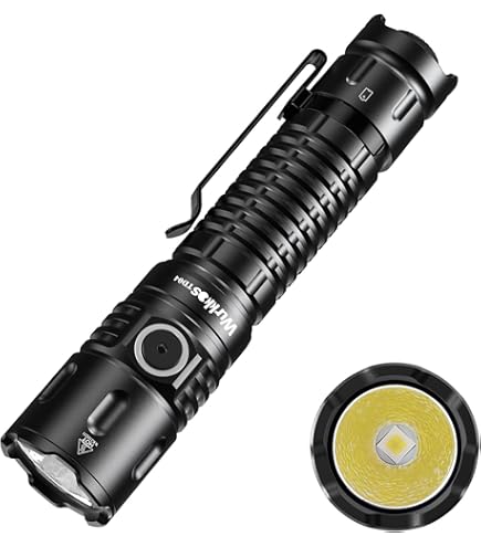 Amazon.co.jp: Wurkkos TD04 タクティカル懐中電灯 充電式ハンドヘルド