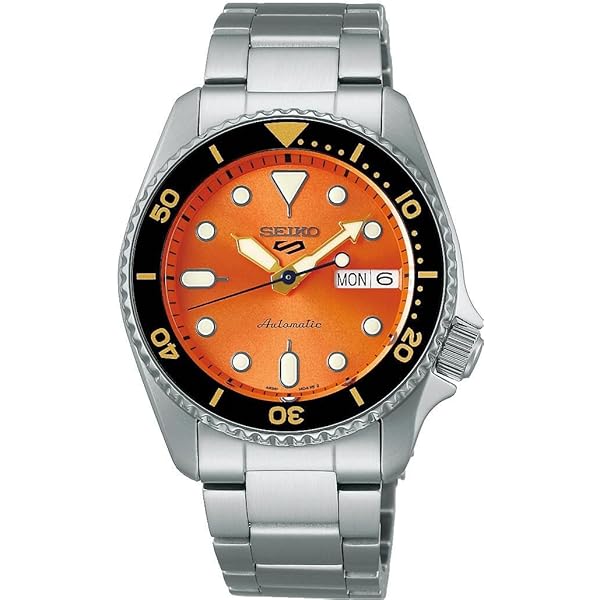 Amazon.co.jp: Seiko セイコー 5 Sports Seiko オレンジ メンズ
