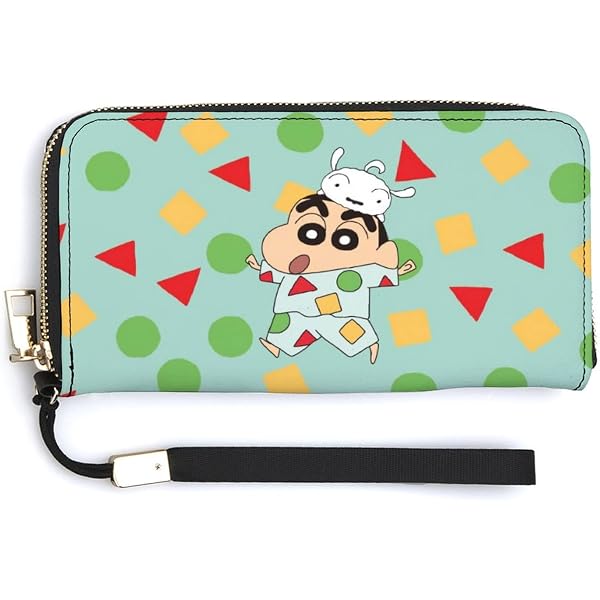 Amazon | クレヨンしんちゃん 財布 メンズ 二つ折り レザー革 小銭入れ