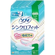 ソフィ シンクロフィット 12ピース×5個パック快適な吸収