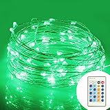 （モニコ）MONIKO イルミネーション 防水 コントローラー付 省エネ LED パーティー用電飾 メリクリスマス飾り ストリングライト 100球10ｍ (グリーン)