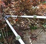 Worth Garden Professional Telescopic Anvil Lopper, Long Reach Hard Branches Trimmer w/ Antirust Blad