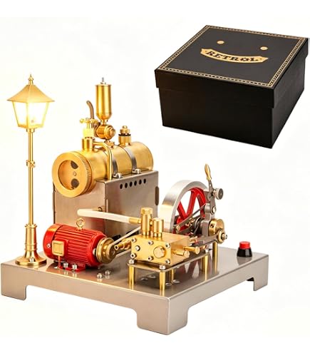 Amazon.co.jp: MechPuConToy 蒸気エンジンモデル ボイラーとランプ