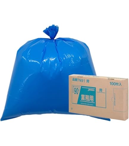 Amazon.co.jp: ジャパックス(JAPACK'S) ゴミ袋 青 横65㎝×縦80cm 厚さ