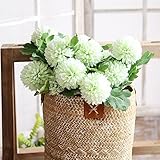 TeFuAnAn タンポポ 造花　手作り インテリア アートフラワー 結婚式 お祝い 飾り ギフト 5色選択（ライトグリーン）