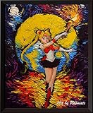uhomate Pretty Soldier Sailor Moon壁装飾Vincent van Gogh starry nightポスターホームキャンバス壁アート記念ギフトベビーギフト子供部屋装飾用