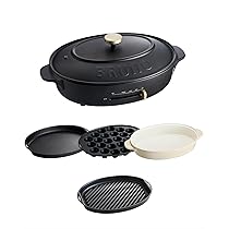 Amazon | BRUNO ブルーノ オーバルホットプレート 本体 プレート4種