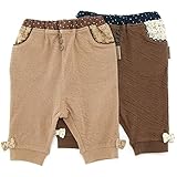 【アウトレット】 Biquette Club ６分丈パンツ(80～130cm) キムラタンの子供服 ベージュ 90 ( 10261x10461-143 )