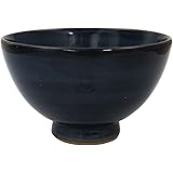 玉有 波佐見焼 長十郎窯 ルリ ご飯茶碗 大 61096