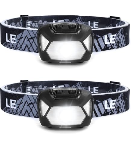 Police Security Twin Power Lampada Frontale A LED 550 Lumen, Doppia Alimentazione (ricaricabile/alcalina), USB-C, 150 M Gittata - 3