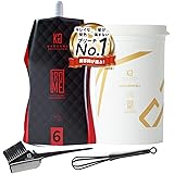 Kyogoku 【ケアブリーチセット】 リッチクリスタル＋ オキシ6% 【ヘアカラーブラシ（リタッチ用） マドラー付き】髪が白くなるホワイトブリーチ 美容室専売品 ダメージ補修 ダイヤモンドブリーチ 髪をケアしながらブリーチ ハイブリーチ